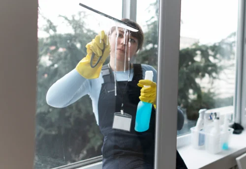 Nettoyage de vitres intérieures et extérieures à Uzemain